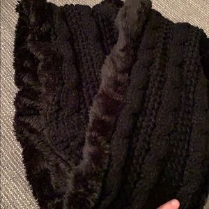 Black UGG infinity scarf $30 today only!